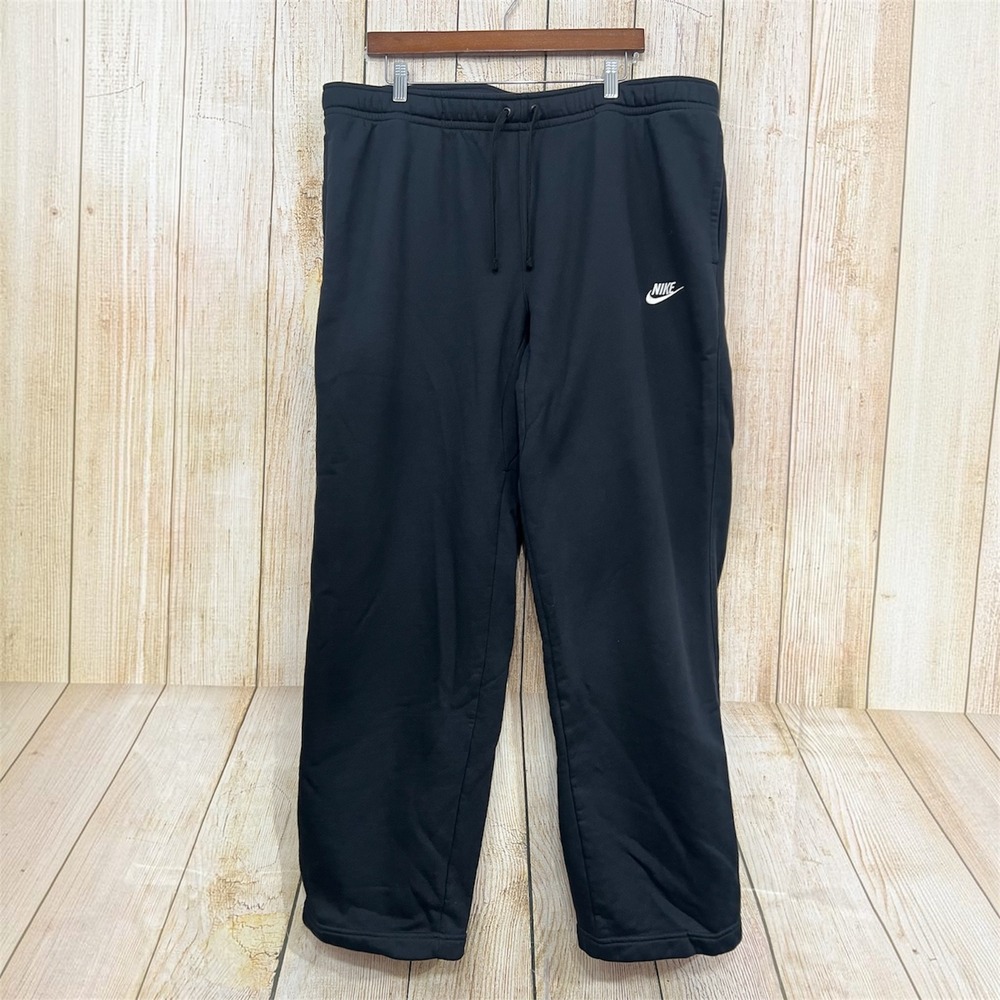 Nike Mens 3XL Blue Club Fleece Open Hem Sweatpants Joggers BV2707-010